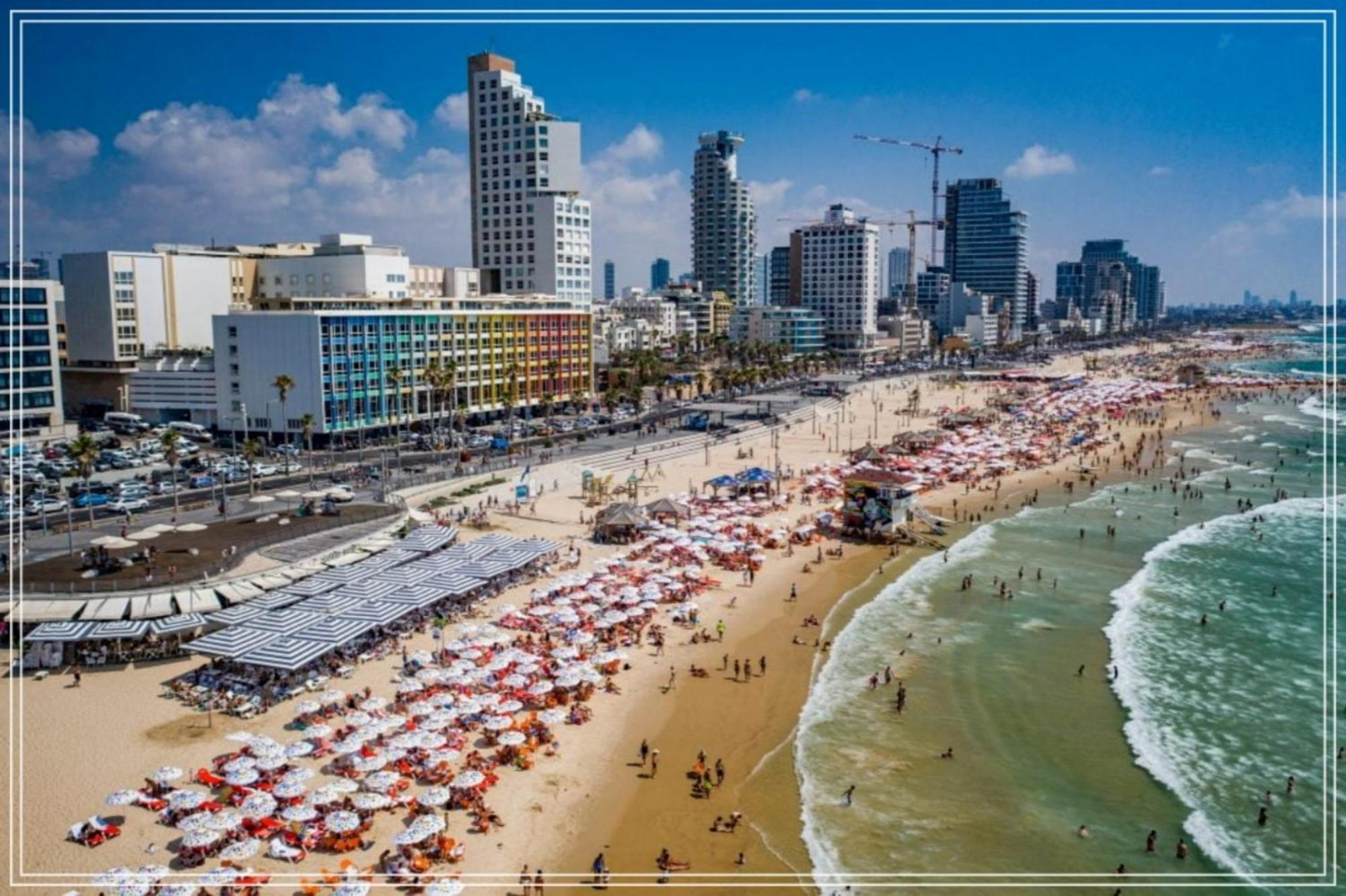 Bugrashov Beach 88 Hotel And Spa Тель-Авив Экстерьер фото